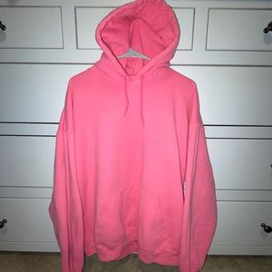 Tops | Plain Hot Pink Sweatshirt | Poshmark